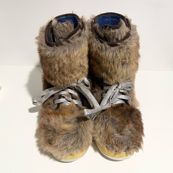 Irregular Choice x Star Wars Chewbacca Fur Boots Rare - Picture 4 of 10